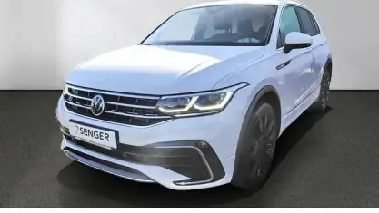 Usata VW Tiguan R-line 200 CV (147 kW) 2021 Bianco SUV