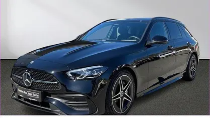 Gebraucht Mercedes C200 AMG 204 PS (150 kW) 2021 Unilack schwarz uni Kombi