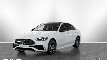 Gebraucht Mercedes C200 AMG 163 PS (119 kW) 2025 Polarweiß uni Limousine