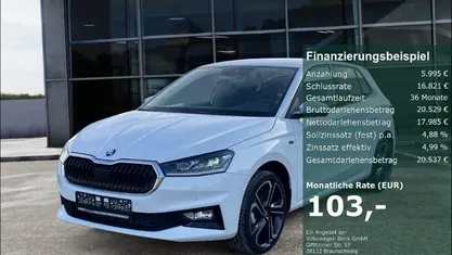 Weiss Gebraucht 2025 Skoda Fabia Tour Kleinwagen | 23.980 € (Fairer Preis)