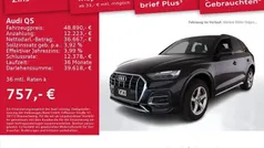 Mythosschwarz metallic Gebraucht 2024 Audi Q5 Ambiente SUV | 48.890 € (Fairer Preis)