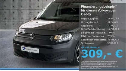 Gebraucht VW Caddy 122 PS (89 kW) 2022 Grau Van / Kleinbus