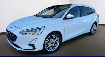Gebraucht Ford Focus Titanium 125 PS (91 kW) 2019 Frozen white Limousine