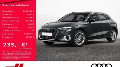 Gebraucht Audi A3 Advanced 150 PS (110 kW) 2023 Grau Limousine