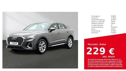 Gebraucht Audi Q3 Sportback S-Line 150 PS (110 kW) 2022 Chronosgrau metallic SUV