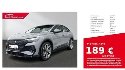 Kieselgrau Gebraucht 2022 Audi Q4 Sportback e-tron Ambiente SUV | 28.880 € (Fairer Preis)