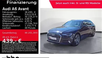 Gebraucht Audi A6 Sport 286 PS (210 kW) 2022 Firmamentblau metallic Kombi