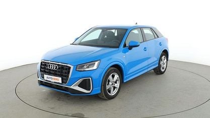 Używany Audi Q2 S-Line 116 KM (85 kW) 2022 Niebieski SUV