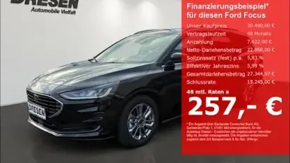 Neu Ford Focus Titanium X 155 PS (114 kW) 2026 Schwarz Kombi