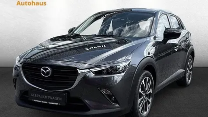 Machine gray Gebraucht 2021 Mazda CX-3 Homura-Line SUV | 17.299 € (Fairer Preis)