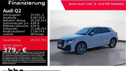 Gebraucht Audi Q2 S-Line 190 PS (139 kW) 2025 Weiß SUV