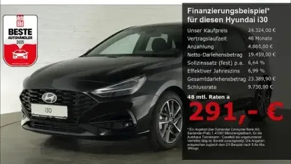 Gebraucht Hyundai i30 Advantage 140 PS (102 kW) 2025 Schwarz Limousine