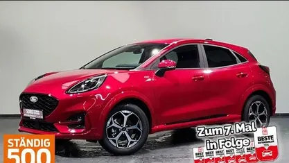 Rot, fantastic red metallic Gebraucht 2024 Ford Puma ST-Line SUV | 22.890 € (Fairer Preis)