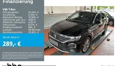 Schwarz Gebraucht 2022 VW T-Roc Sport SUV | 25.430 € (Fairer Preis)