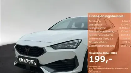 Gebraucht Cupra Leon 150 PS (110 kW) 2023 Weiss Limousine