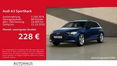 Blau Gebraucht 2024 Audi A3 Sportback Sport Limousine | 32.970 € (Guter Preis)