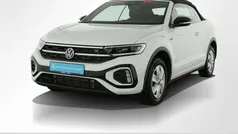 Pure white schwarz Gebraucht 2024 VW T-Roc Cabriolet R-line Cabrio | 33.440 € (Guter Preis)