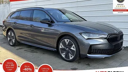 Neu Skoda Superb SportLine 265 PS (194 kW) 2025 Graphite grau metallic Kombi