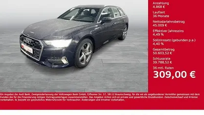 Blau Gebraucht 2025 Audi A6 Advanced Kombi | 49.877 € (Fairer Preis)