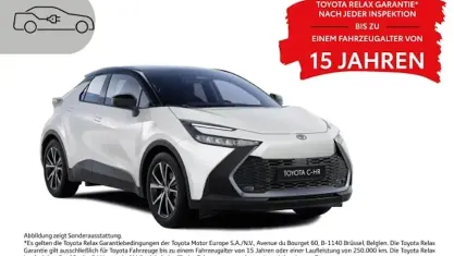Neu Toyota C-HR 140 PS (102 kW) 2026 040)/ black (202) (weiss SUV