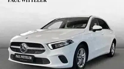 Gebraucht Mercedes A180 Progressive 116 PS (85 kW) 2019 Unilack polarweiß Limousine