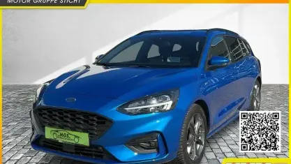 Gebraucht Ford Focus ST-Line 125 PS (91 kW) 2021 Blau Kombi