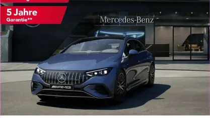 Second-hand Mercedes EQE AMG 43 AMG 350 kW (476 CP) 2023 Albastru Berlinǎ