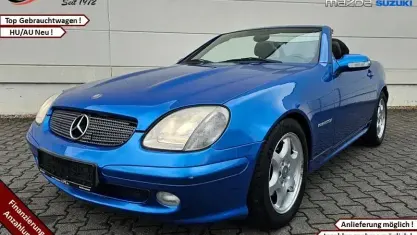 Gebraucht Mercedes SLK200 163 PS (119 kW) 2001 Lazulithblau metallic Cabrio