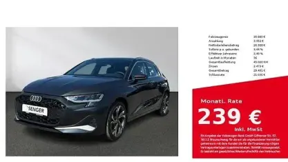 Usata Audi A3 Advanced 116 CV (85 kW) 2025 Grigio Berlina