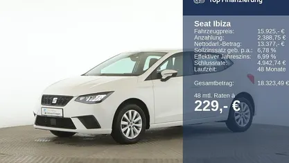 Gebraucht Seat Ibiza Style 95 PS (69 kW) 2023 Weiß Limousine