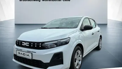 Neu Dacia Sandero Essentiel 67 PS (49 kW) 2025 Arktisweiß (weiß) Limousine