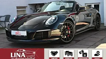 Brugt Porsche 911 Carrera 4 Cabriolet 450 HK (330 kW) 2018 Sort Cabriolet