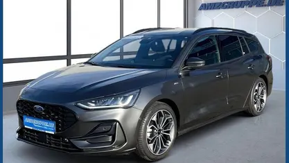 Gebraucht Ford Focus ST-Line X 155 PS (114 kW) 2024 Desert island blue met Kombi