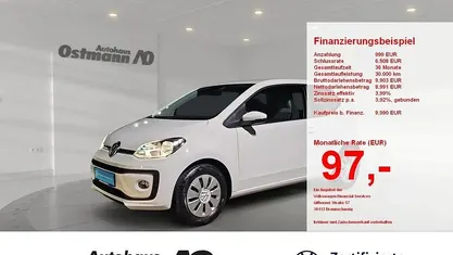 Gebraucht VW up! 60 PS (44 kW) 2020 Kleinwagen