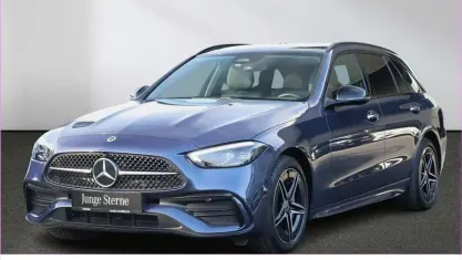 Brugt Mercedes C300e AMG 204 HK (150 kW) 2025 Blå Stationcar