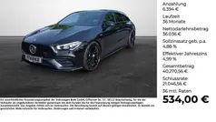 Schwarz Gebraucht 2022 Mercedes CLA35 AMG Shooting Brake AMG Kombi | 42.430 € (Fairer Preis)