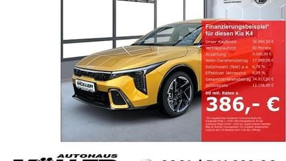 Nouvelle Kia K4 GT-Line 179 ch (131 kW) 2026 Jaune Berline