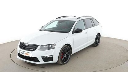 Gebraucht Skoda Octavia RS 184 PS (135 kW) 2015 Weiß Kleinwagen