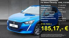 Blau Gebraucht 2021 Peugeot e-208 Allure Kleinwagen | 17.440 € (Fairer Preis)