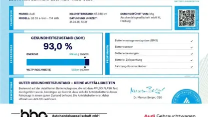 Second-hand Audi Q8 e-tron S-Line 300 kW (408 CP) 2023 Gri SUV