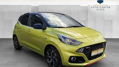 Lucid lime/ phantom black Gebraucht 2024 Hyundai i10 N Line Kleinwagen | 18.390 € (Fairer Preis)