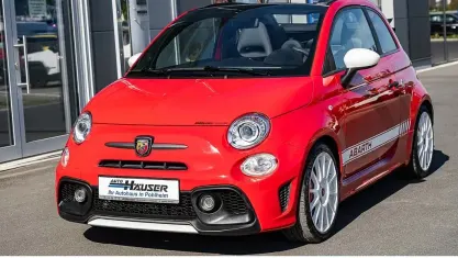 Używany Abarth 595C Esseesse 179 KM (131 kW) 2019 Czerwony Kabriolet