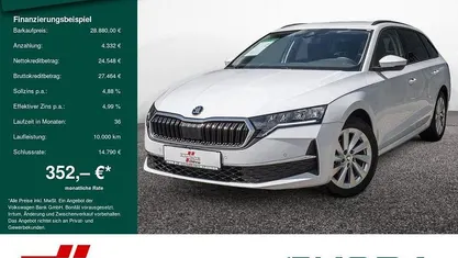 Gebraucht Skoda Octavia Selection 150 PS (110 kW) 2024 Weiss / moonweiß perleffekt (metallic) Kombi