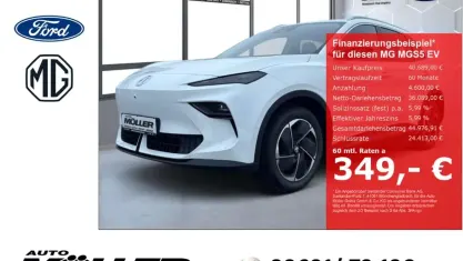 Neu MG MGS5 EV Luxury 169 kW (231 PS) 2026 Dover white SUV