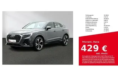 Occasion Audi Q3 Sportback Sport 150 ch (110 kW) 2023 Gris SUV