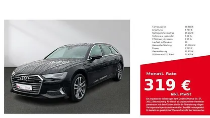 Schwarz Gebraucht 2021 Audi A6 Sport Kombi | 38.880 € (Fairer Preis)