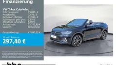 Schwarz Neu 2025 VW T-Roc Cabriolet R-line Cabrio | 39.890 € (Superpreis)
