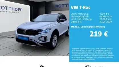 Gebraucht VW T-Roc Life 116 PS (85 kW) 2025 Pure white SUV