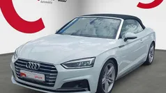 Gletscherweiss metallic Gebraucht 2019 Audi A5 Cabriolet S-Line Cabrio | 33.740 € (Guter Preis)