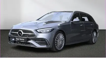 Gebraucht Mercedes C220 AMG 200 PS (147 kW) 2022 Lack selenitgrau Kombi